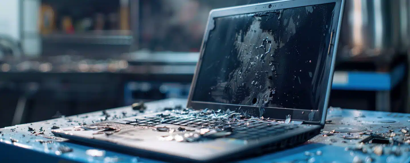 A laptop that blast away.