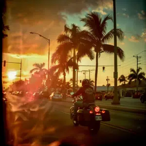 Fort Lauderdale motorcycle rider