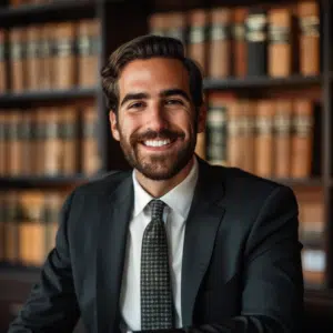Smiling lawyer